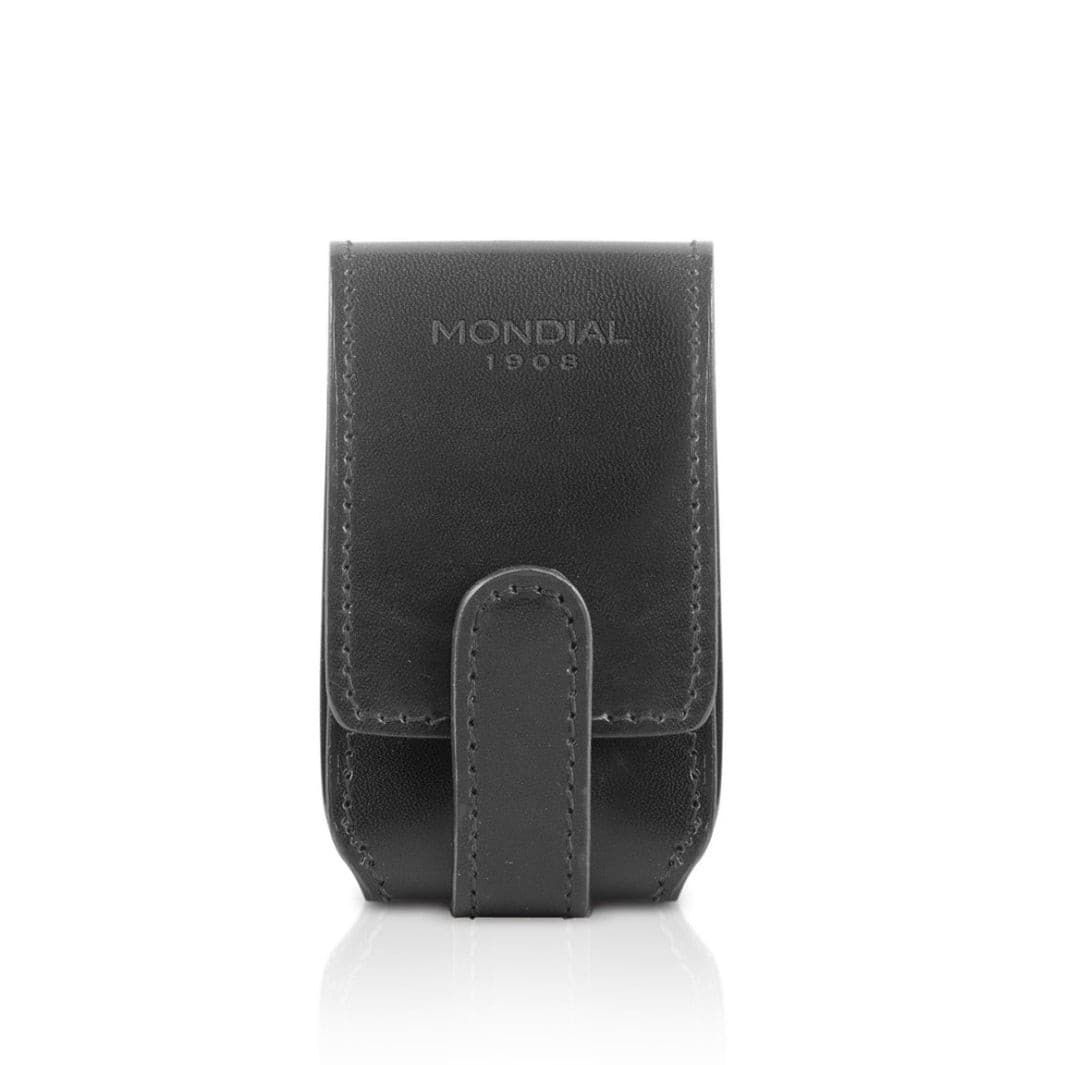 3-Piece Travel Razor & Manicure Set in Tuscan Leather