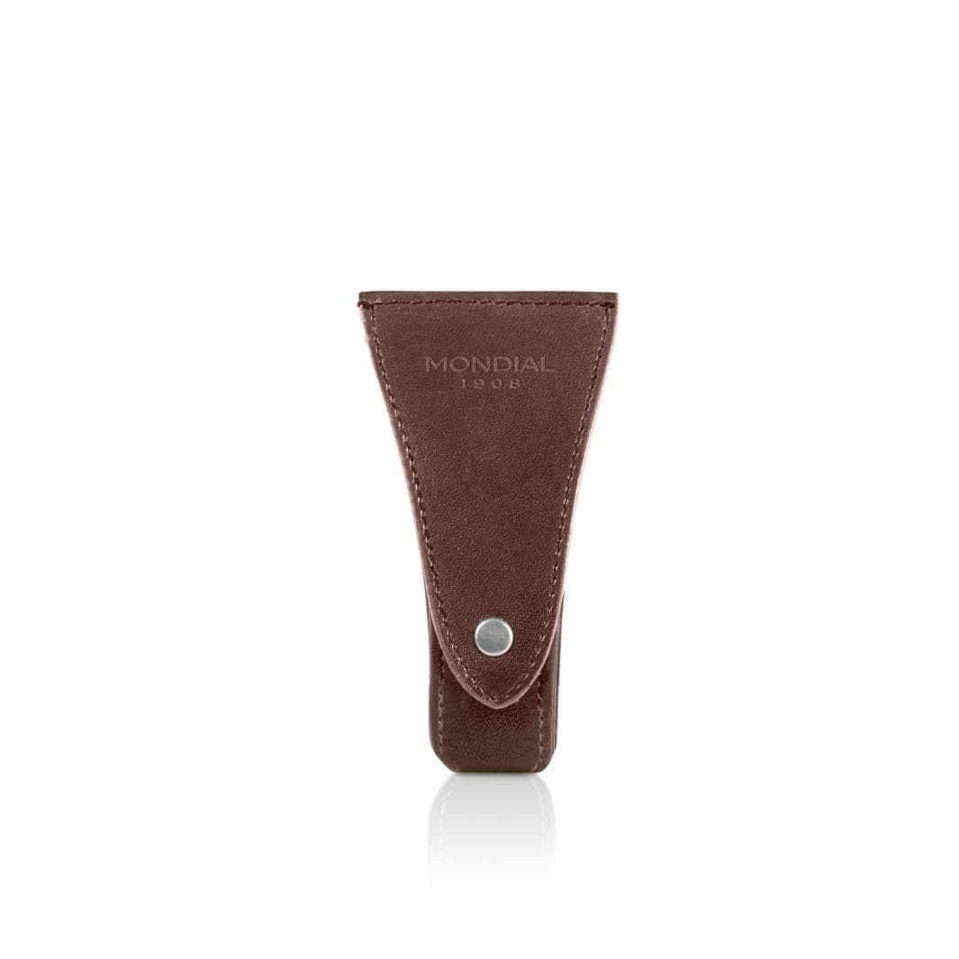 Travel Razor Case in Tuscan Leather - Mini