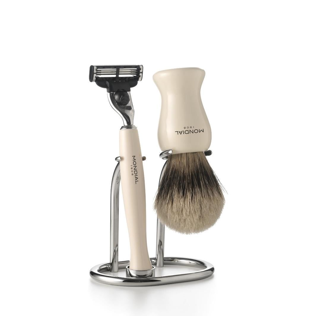 Oval Razor + Brush Vertical Stand