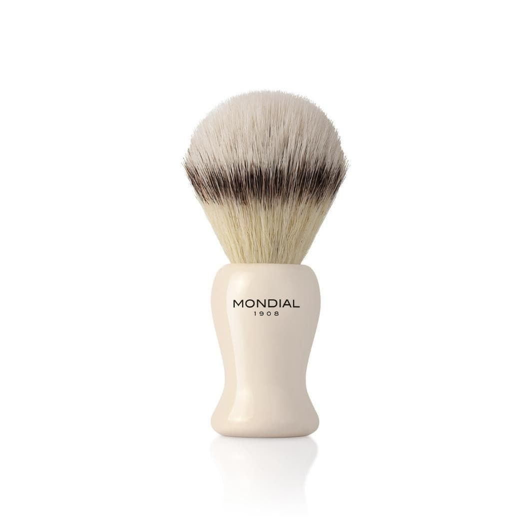 Baylis Shaving Set: Chrome Bowl Stand + EcoSilvertip Brush + Cartridge Razor