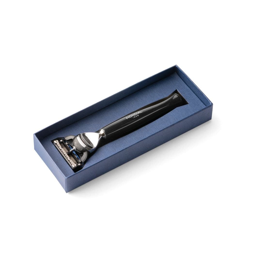 Gibson Cartridge Razor Handle in Black Resin