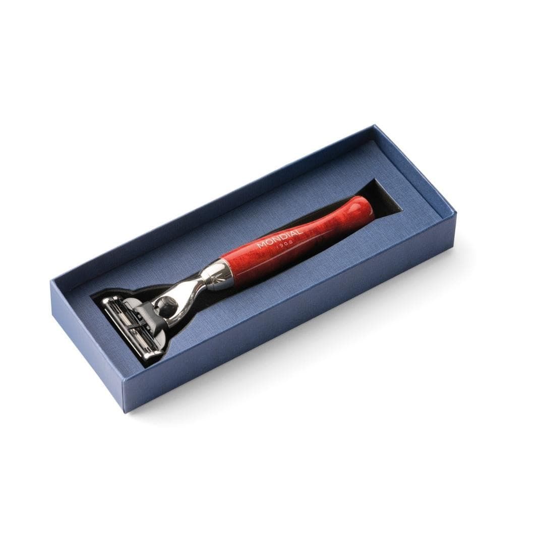 Heritage Cartridge Razor Handle in Radica (Briar) Wood