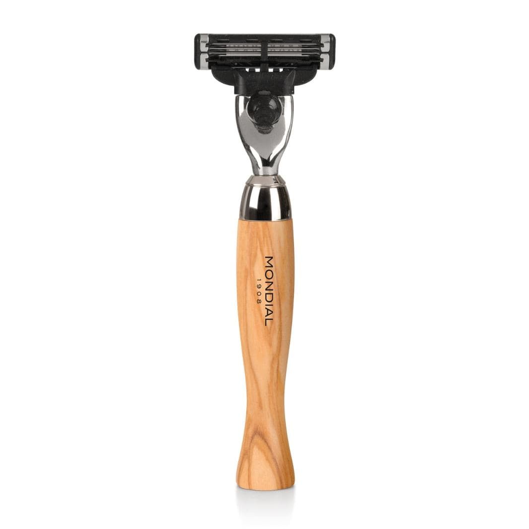 Heritage Cartridge Razor Handle in Olive Wood
