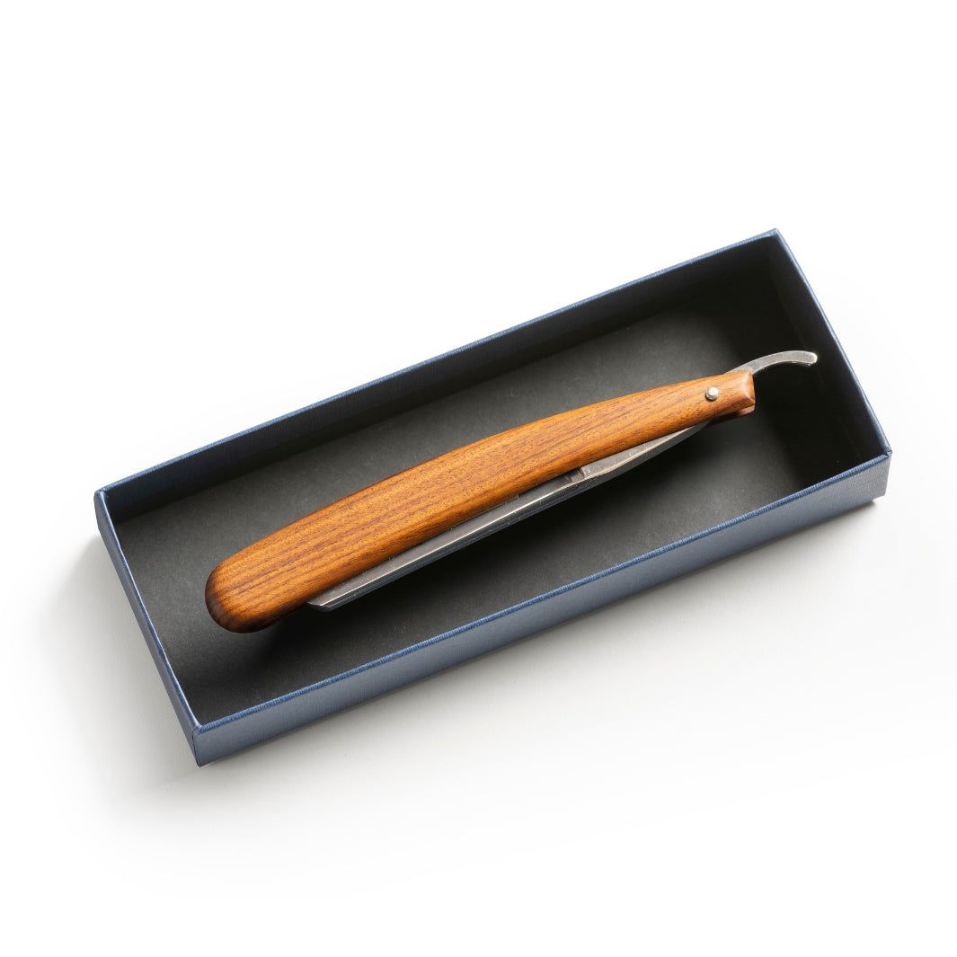 Heritage Straight Edge Razor with Rosewood Scales