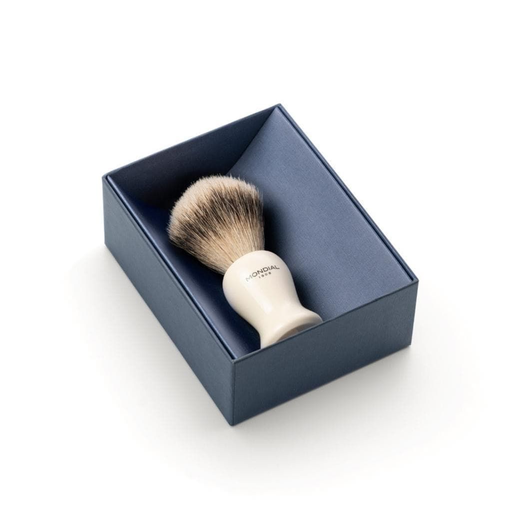 Baylis Ivory Resin Brush with EcoSilvertip Synthetic: M