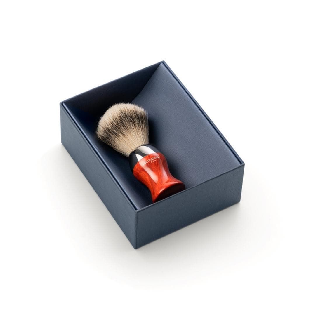 Heritage Radica (Briar) Wood Brush with Super Badger