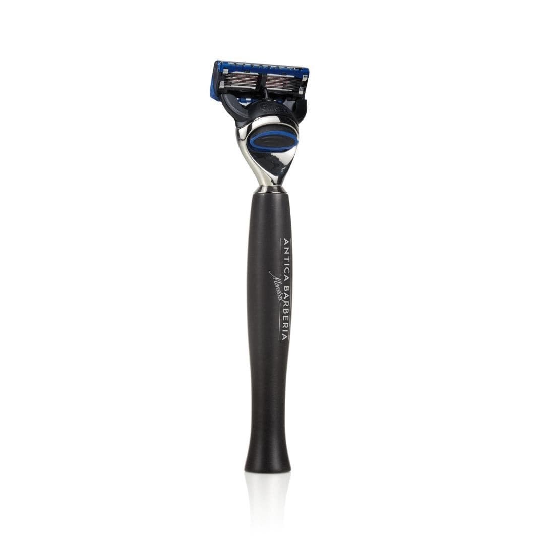 'Panther' Black Brushed Aluminum Razor H...