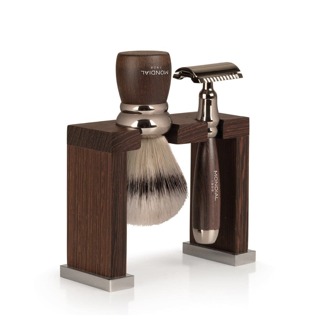 Prestige Wengé Wood Shaving Set with Sup...