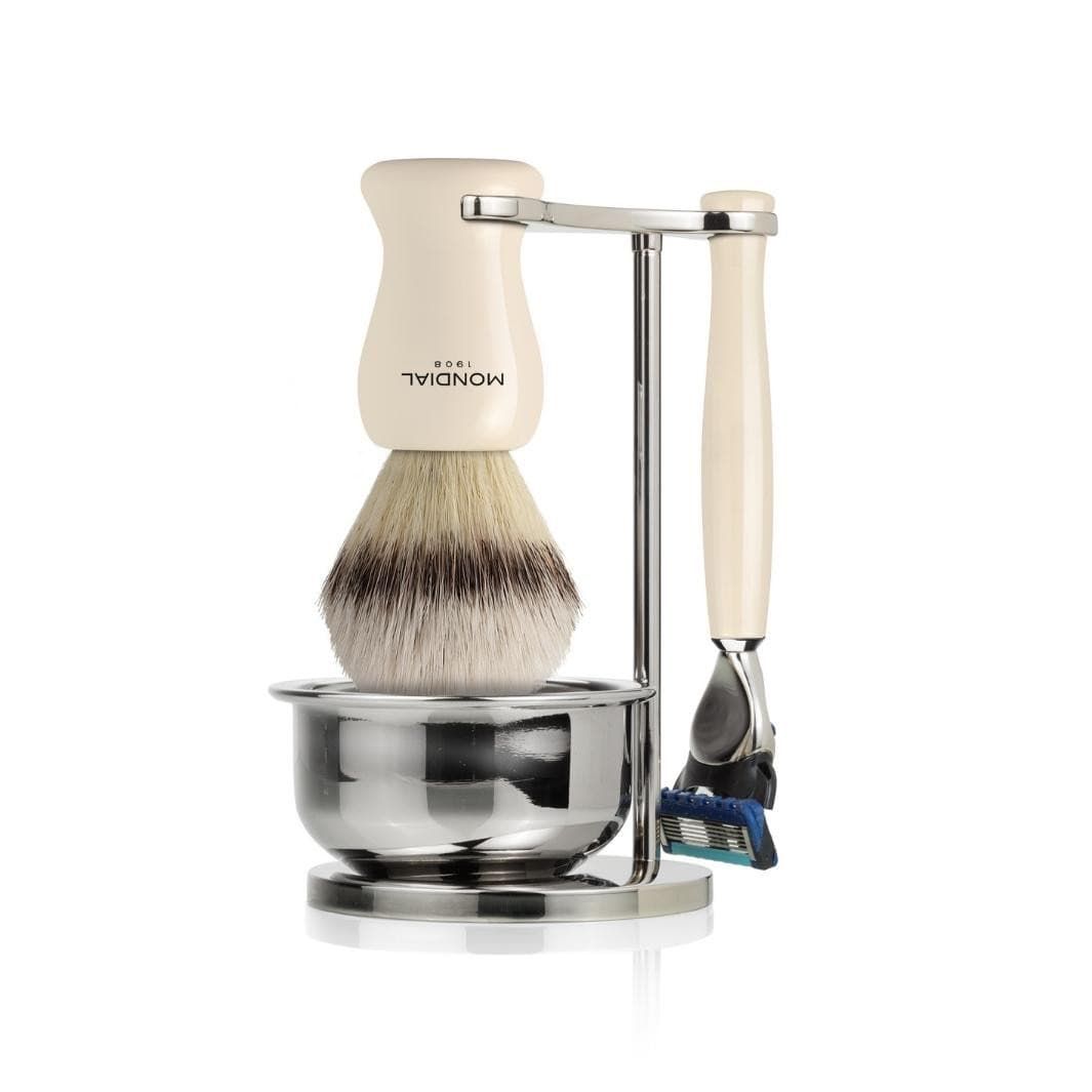 Baylis Shaving Set: Chrome Bowl Stand + ...