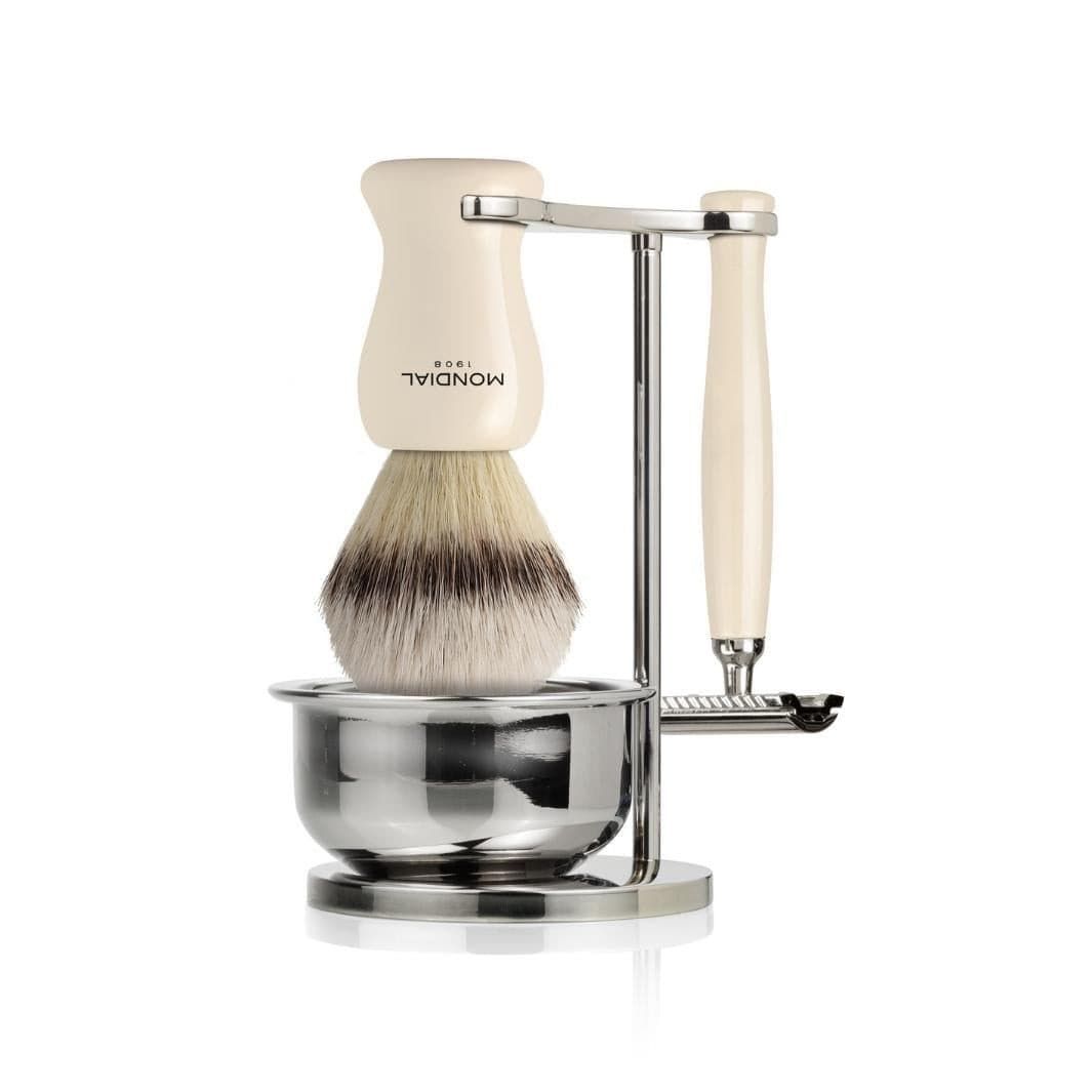 Baylis Shaving Set: Chrome Bowl Stand + ...