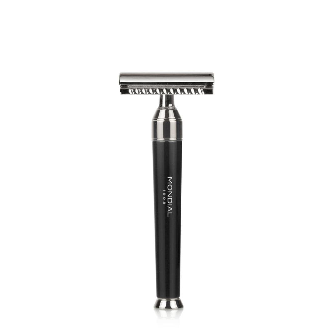 Premium Safety Razor with Handle in Blac...