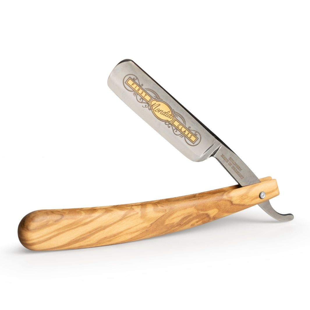 Heritage Straight Edge Razor with Olive ...