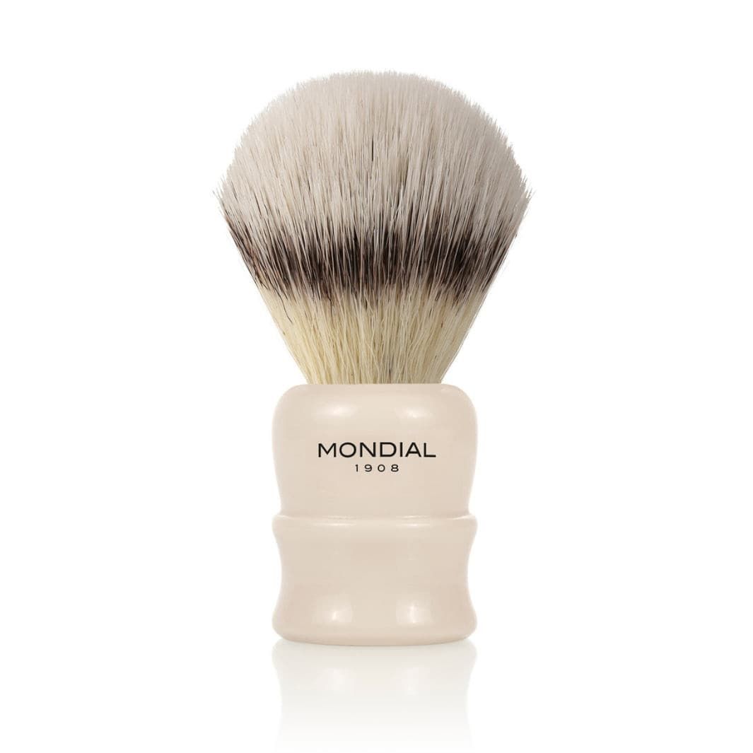 Lancaster Ivory Resin Brush with EcoSilvertip Synthetic: L