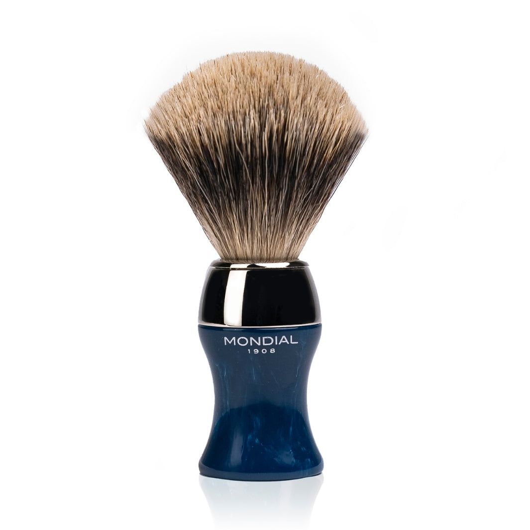 'Heritage' Axolute Blue Resin Brush with...