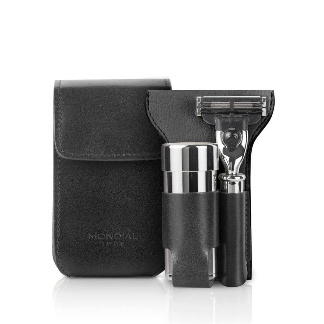 Shaving Travel Set with Brush + Razor in...