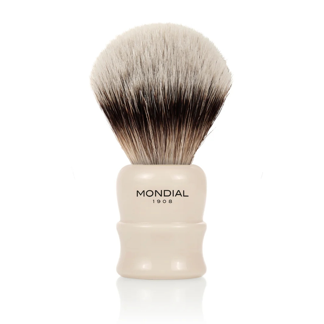 'LANCASTER'IVORY RESIN BRUSH WIHH MOUNTAIN BADGER:XXL